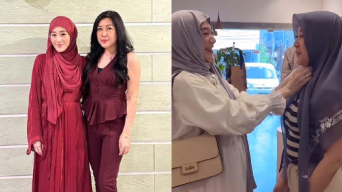 5 Potret Kedekatan Larissa Chou & Ibu, Pakaikan Hijab, Guyon ke Habib Jafar: Bisa Bantu Log In Bib?