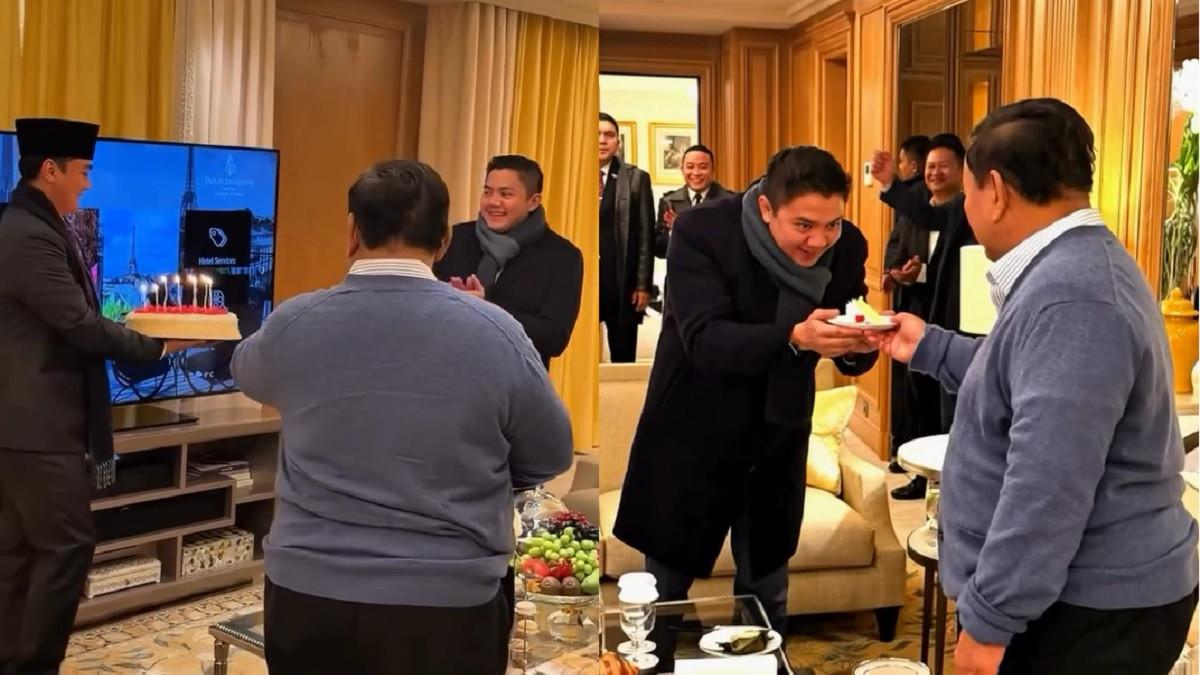 SESKAB TEDDY ULTAH - Potret kejutan perayaan ultah Seskab Teddy di Paris, Perancis