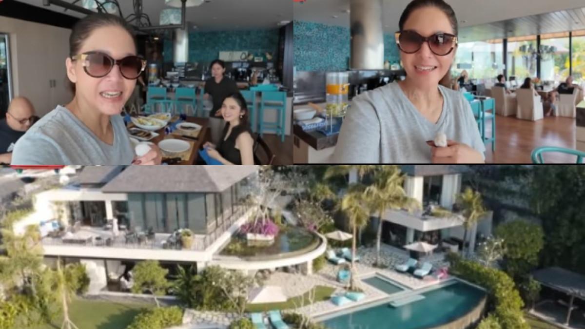 LIBURAN MEWAH - Potret liburan mewah ala Maia Estianty dan Irwan Mussry di Bali. Ajak anak, menantu dan calon menantunya.