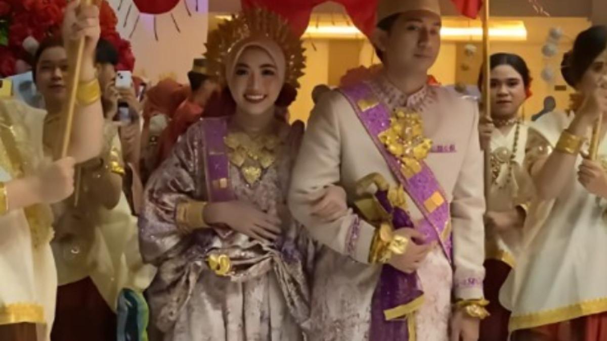 Potret pernikahan Feby Putri dan Adam Febrian