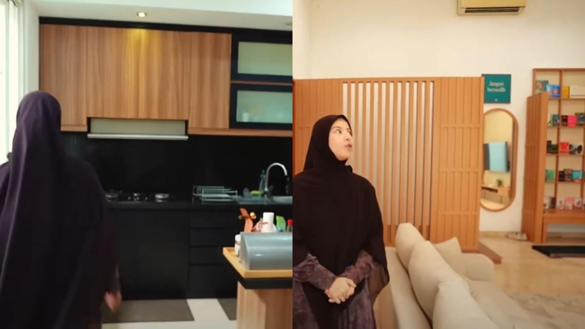 Potret rumah mewah Natasha Rizky, mengusung konsep minimalis Jepang.