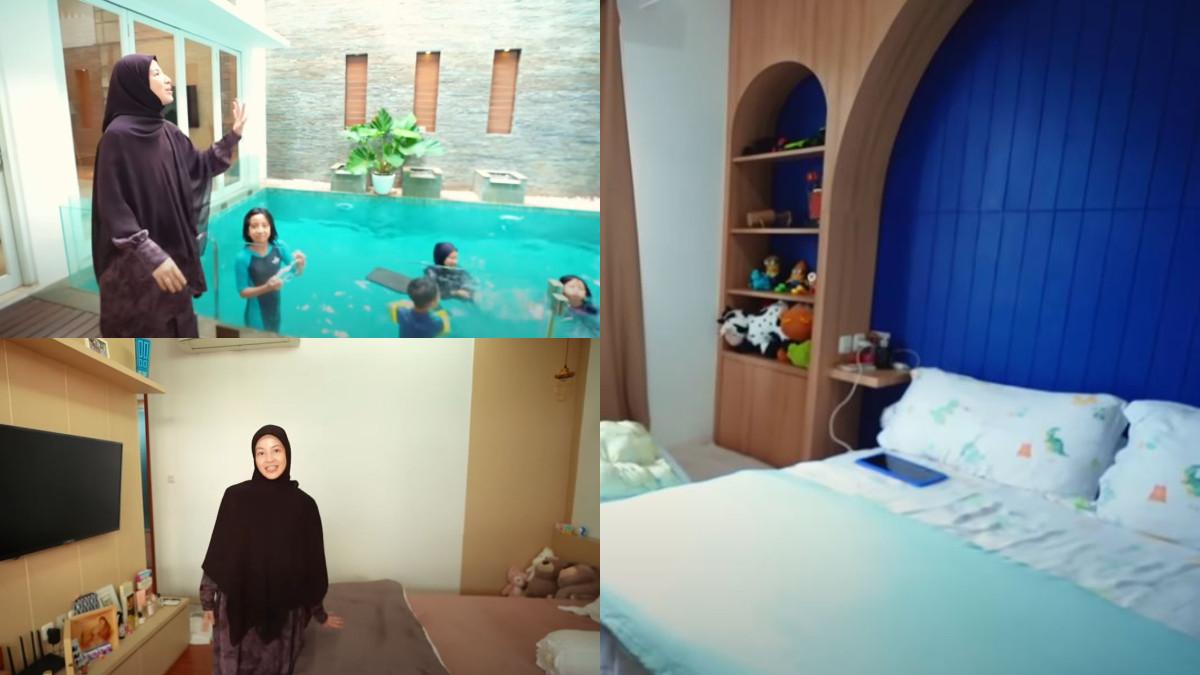 Potret rumah mewah Natasha Rizky, mengusung konsep minimalis Jepang.