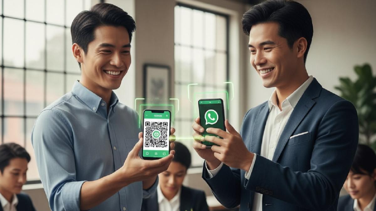 QR WHATSAPP - WhatsApp kini menyediakan fitur kode QR yang memungkinkan pengguna menyimpan kontak baru dengan mudah tanpa perlu repot mengeja atau mengetik nomor handphone.