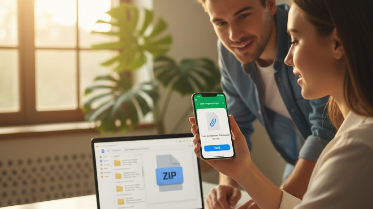 FILE ZIP DAN RAR - WhatsApp kini mendukung kirim file Zip dan Rar sehingga dokumen bisa dikirim lebih praktis tanpa perlu lewat email.