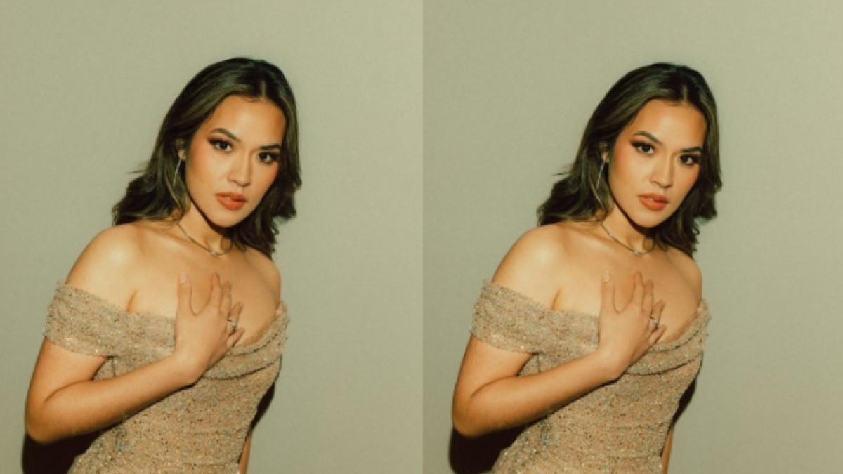 Raisa curhat soal perpisahan saat manggung di Depok, Jawa Barat, baru-baru  ini.