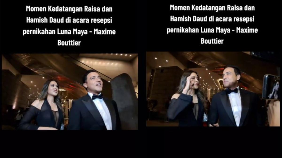 KENANGAN - Rupanya kehadiran Raisa dan Hamish Daud di pernikahan Luna Maya menjadi momen terakhir pasangan tersebut tampil bersama dan menunjukkan kemesraan.
