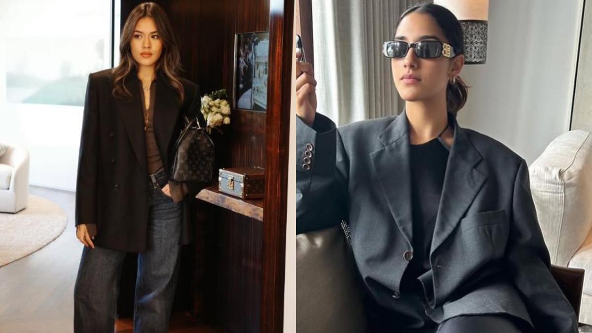 Raisa dan Sabrina Alatas memiliki gaya berpakaian yang mirip.