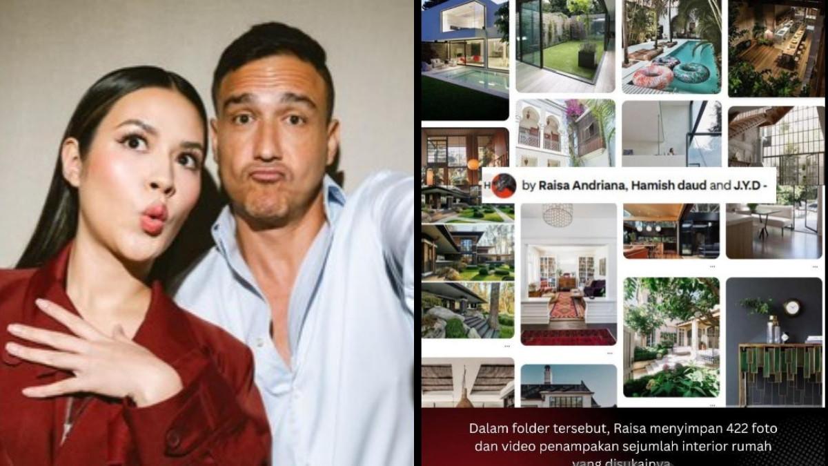 Dalam folder tersebut, Raisa juga menandai akun Pinterest milik Hamish Daud, hanya saja, saat itu nama akunnya masih menggunakan nama asli, bukan “HDW”.