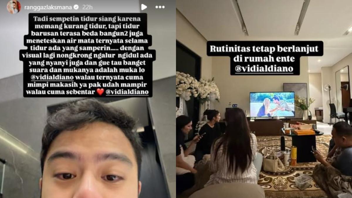 Ranggaz membagikan kondisi rumah Vidi sehari setelah sang penyanyi meninggal dunia.