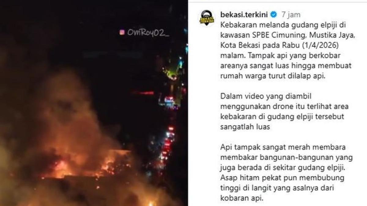 SPBE Cimuning kebakaran