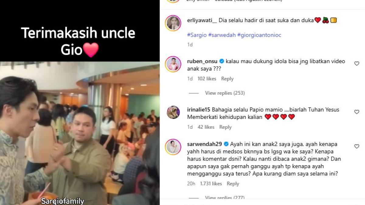Tak berselang lama, Sarwendah pun muncul memberikan tanggapan. Ia menilai teguran Ruben Onsu seharusnya disampaikan secara pribadi, bukan di ruang publik.