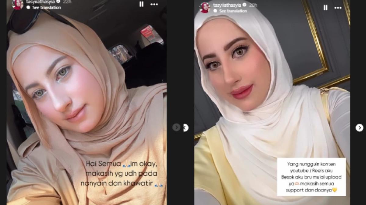 UNGGAHAN JADI SOROTAN - Sempat ngilang dari sosmed, Tasyi Athasyia unggah foto tepat di hari sidang cerai Tasya Farasya.