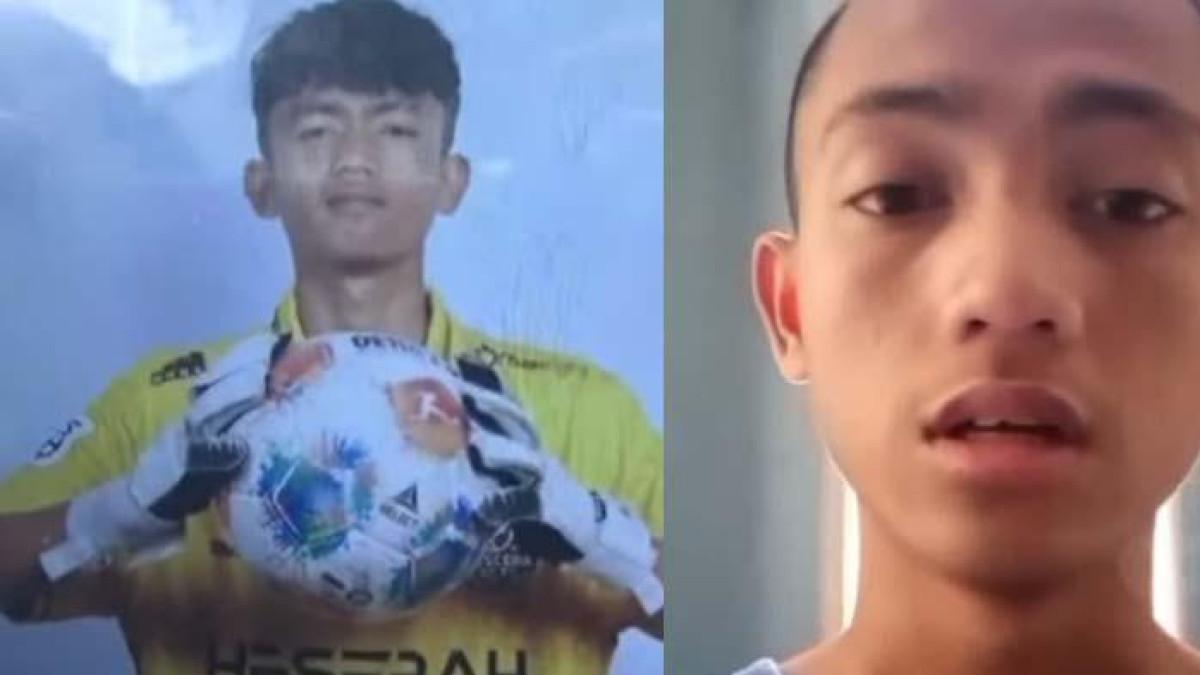 KORBAN TPPO KAMBOJA: Seorang kiper muda asal Bandung bernama Rizki Nurfadhilah kena tipu jadi korban TPPO di Kamboja. Rizki mengaku dapat penyiksaan berat selama berbulan-bulan.