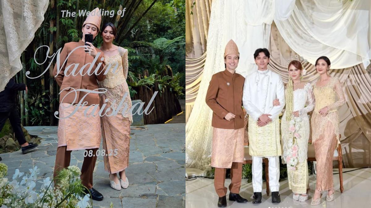 Potret cantik Sheila Dara saat menghadiri akad dan resepsi pernikahan Nadin Amizah - Faishal Tanjung.