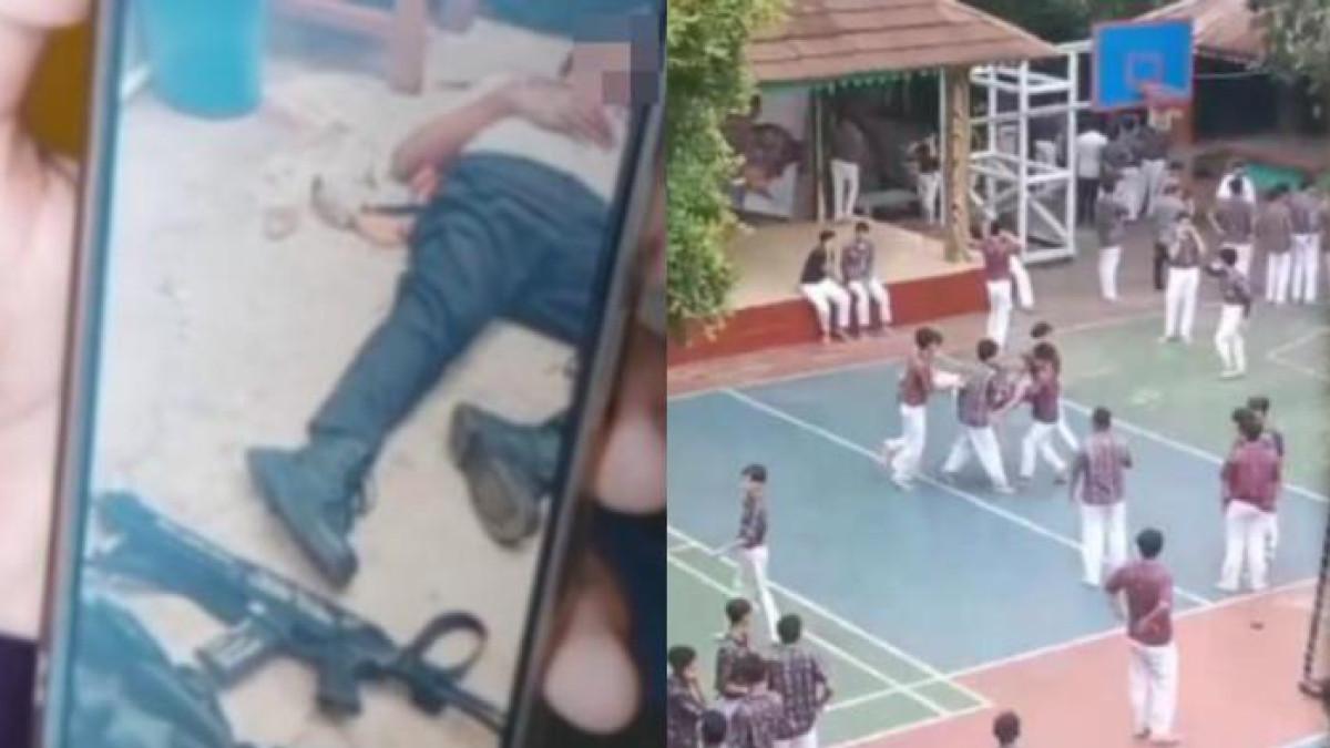 Masih ada tulisan di senjata di SMAN 72 yang bertuliskan nama pelaku teror Eropa, Luca Traini, yang kini menjadi sorotan polisi.