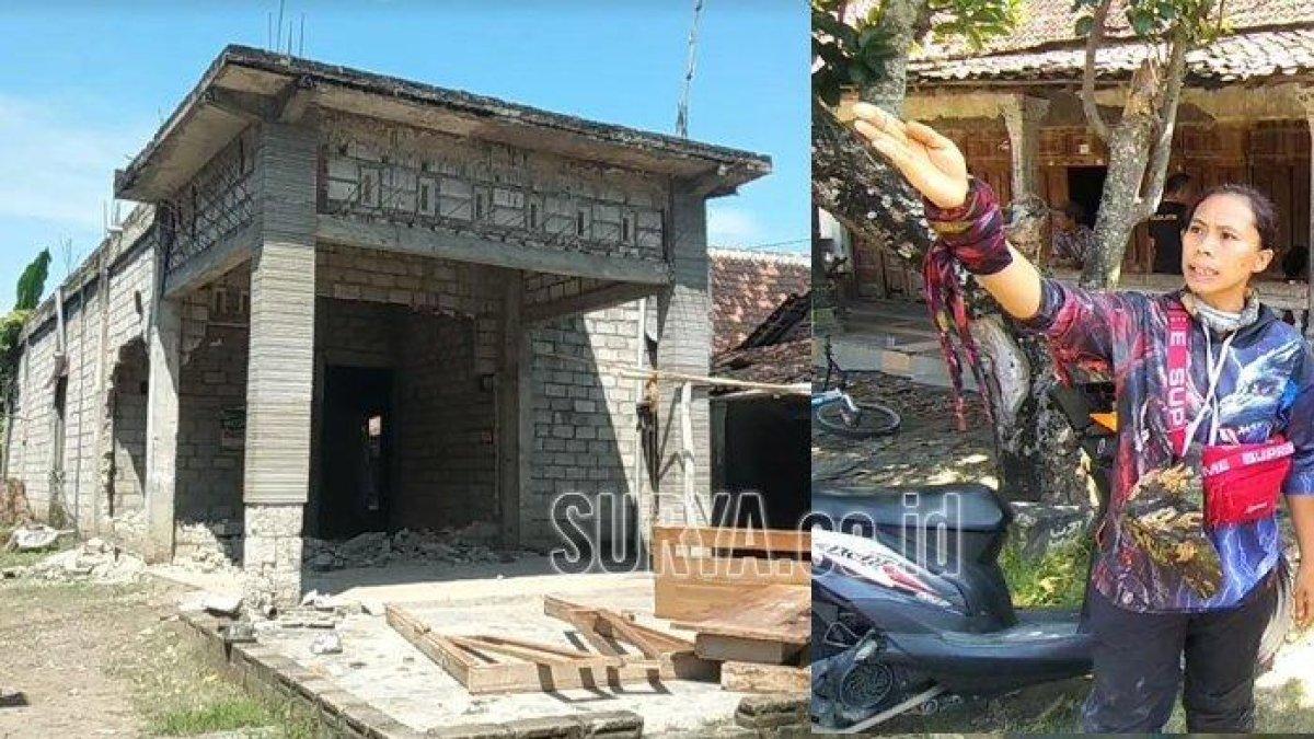 Nekat Siti Fatimah, TKW Asal Madiun Jatim Robohkan Rumah setelah Dicerai Suami, Hasil Nabung 9 Tahun