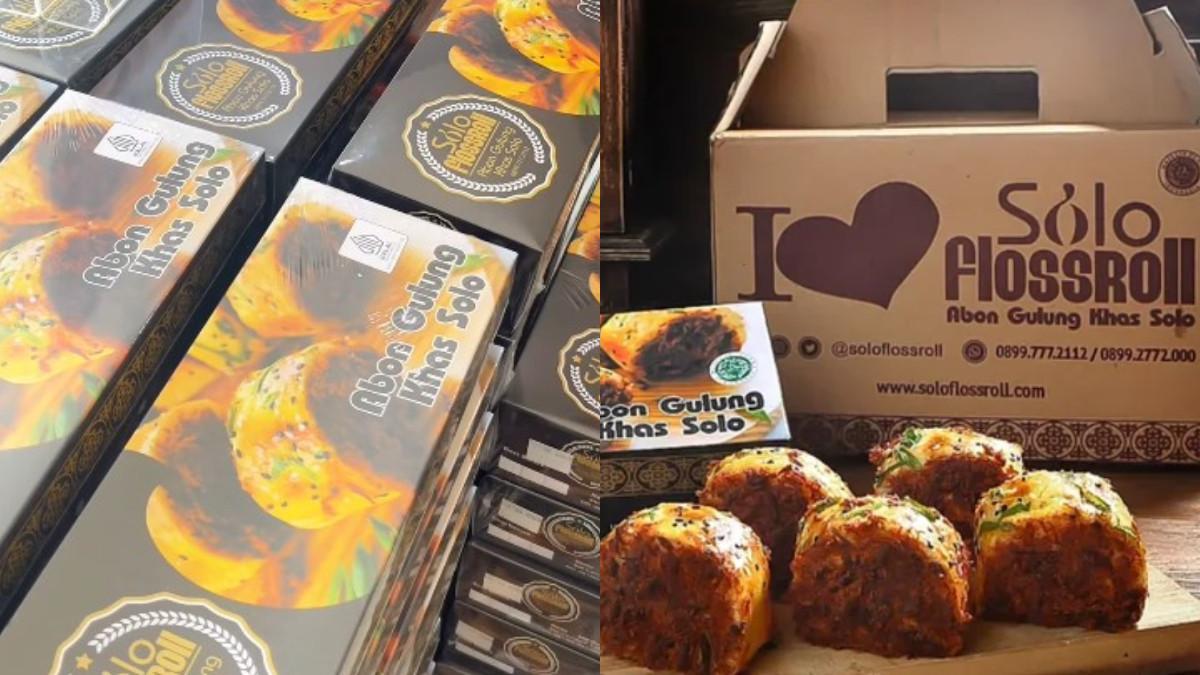 Solo Floss Roll, oleh-oleh kekinian khas Kota Bengawan yang kerap jadi incaran pemudik. Rotinya lembut dan abon gurihnya bikin ketagihan.