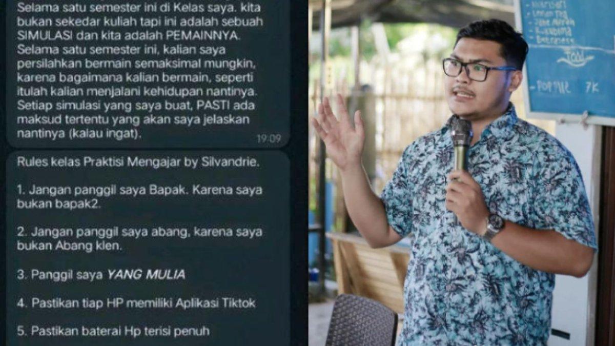 SOSOK Silvandrie Dosen Buat Aturan Nyeleneh, Minta Dipanggil Yang Mulia, Wajibkan Mahasiswi Make Up