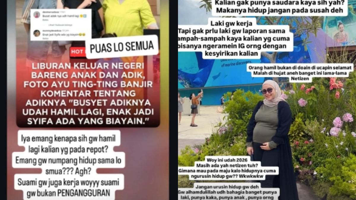 Syifa Asyifa murka diuduh netizen cuma numpang hidup kakaknya, Ayu Ting Ting.