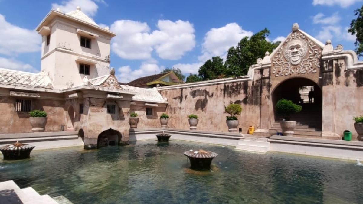 WISATA YOGYAKARTA - Spot estetik di Kampung Wisata Taman Sari, situs bekas taman istana Keraton Ngayogyakarta Hadiningrat di Jogja, Kamis (27/8/2020).