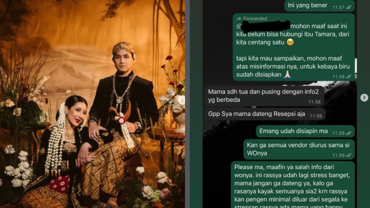 Tamara Bleszynski tak pakai seragam keluarga di pernikahan Teuku Rassya. Sang putra beri klarifikasi hingga tak hadir saat momen Akad nikah.