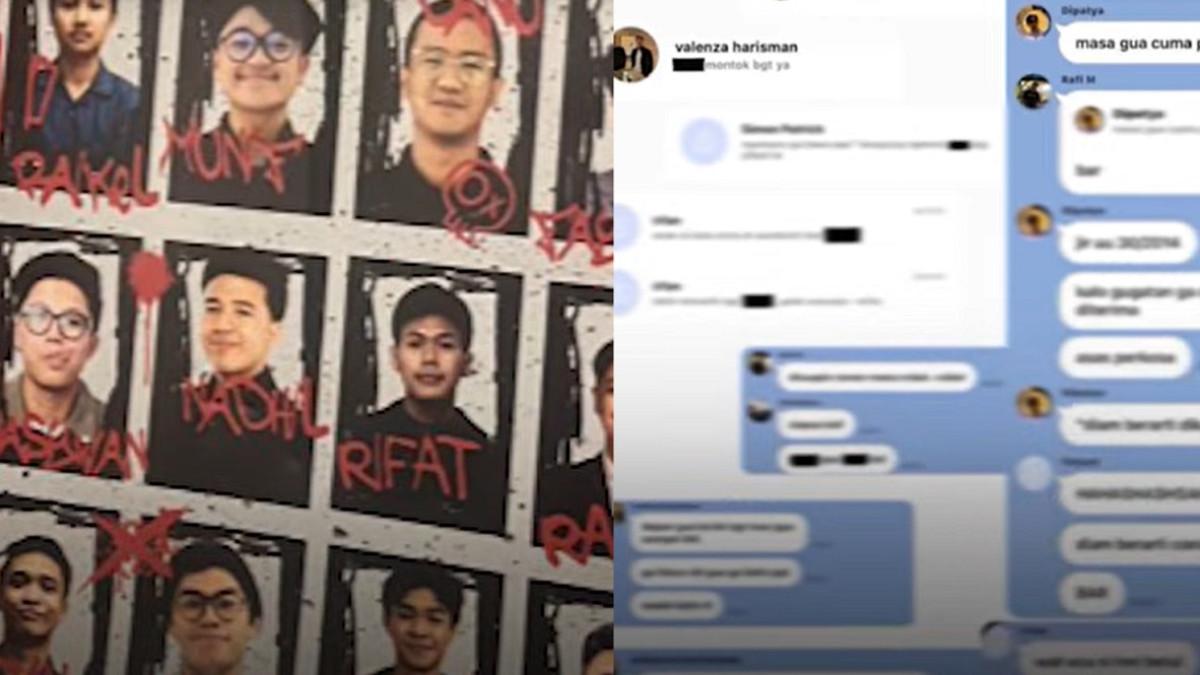 KASUS PELECEHAN FH UI - Ketua BEM FH UI Anandaku Dimas Rumi Chattaristo memberikan keterangan terkait viralnya tangkapan layar dugaan pelecehan seksual yang melibatkan mahasiswa di lingkungan Fakultas Hukum Universitas Indonesia. (Kolase Tribun Bogor)