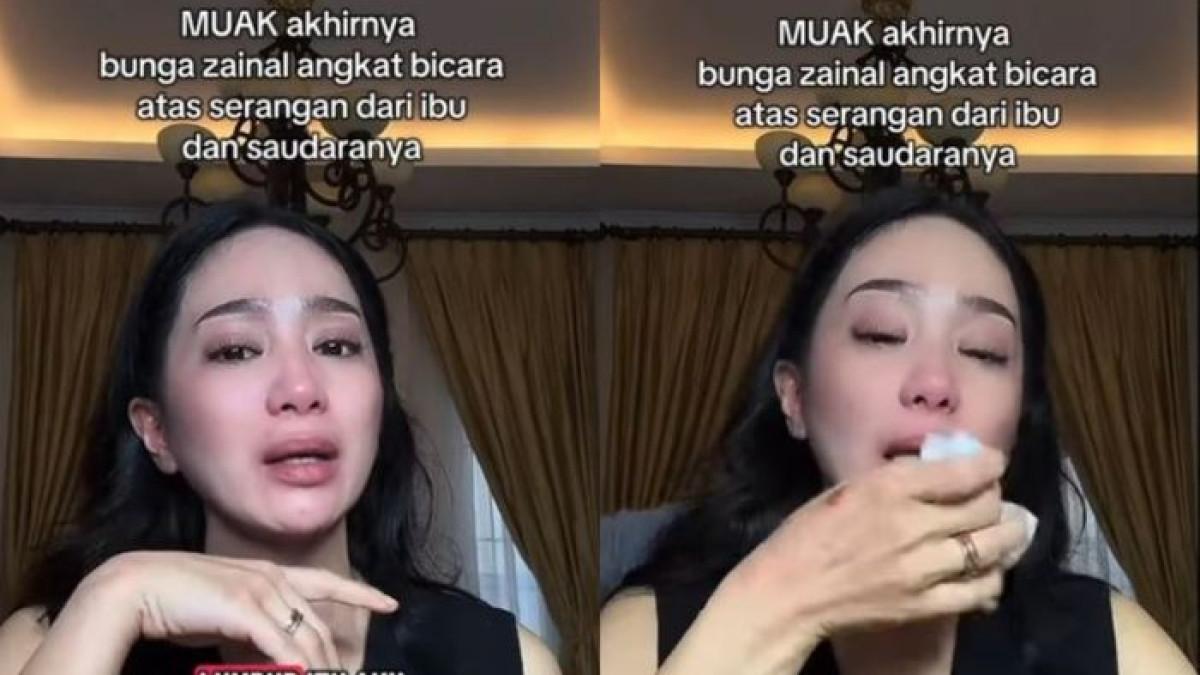 Tangis Bunga Zainal pecah usai dipojokkan keluarga