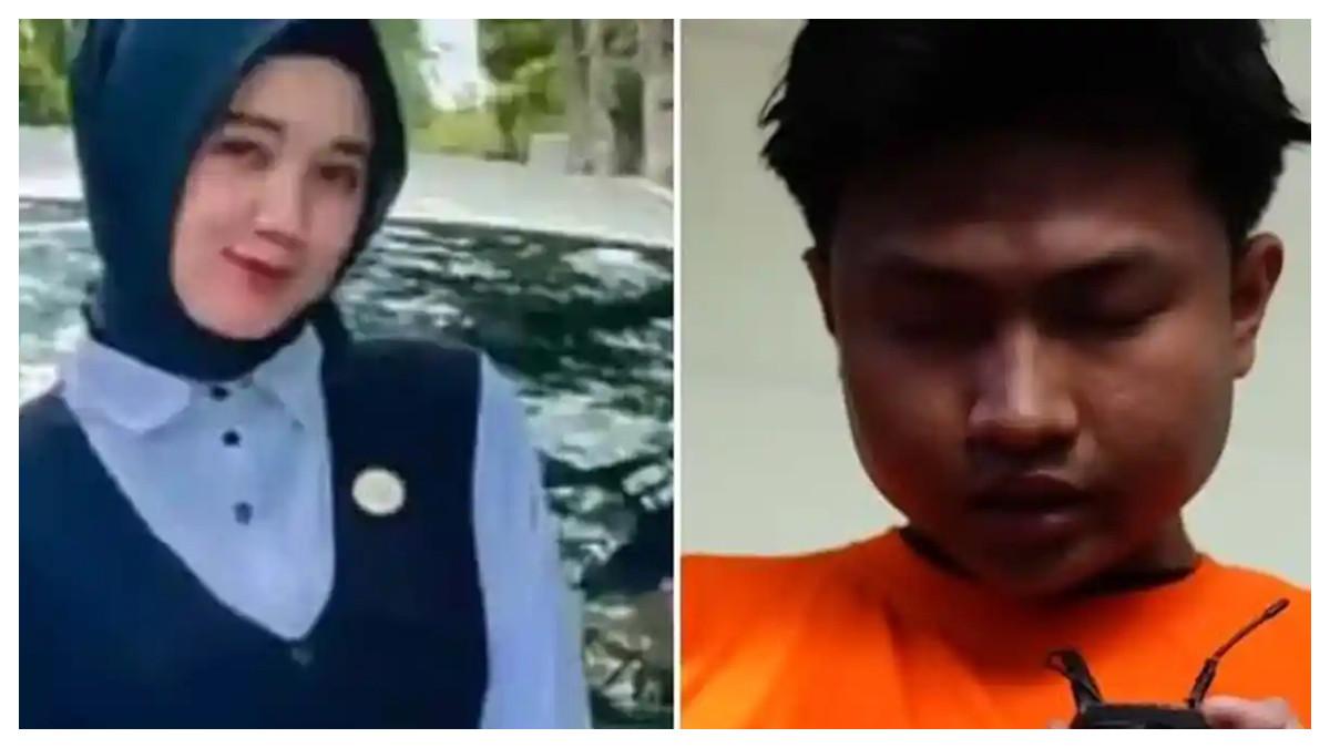 POLISI BUNUH DOSEN: Tangkapan layar Bripda Waldi (kanan), polisi muda yang membunuh dosen asal Jambi bernama Erni Yuniati (kiri) pada 1 November 2025 mengurai pengakuan terbaru yang mengejutkan.