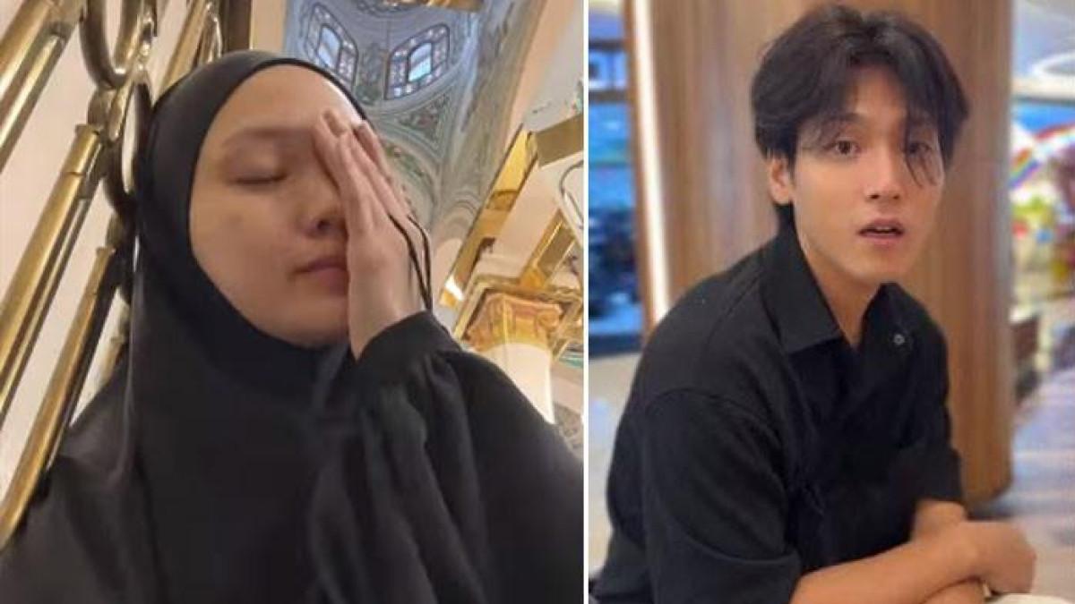 ISU JULE SELINGKUH: Tangkapan layar foto Jule (kiri) dan Daehoon (kanan). Berhari-hari bungkam, akhirnya selebgram Julia Prastini alias Jule klarifikasi isu perselingkuhannya.