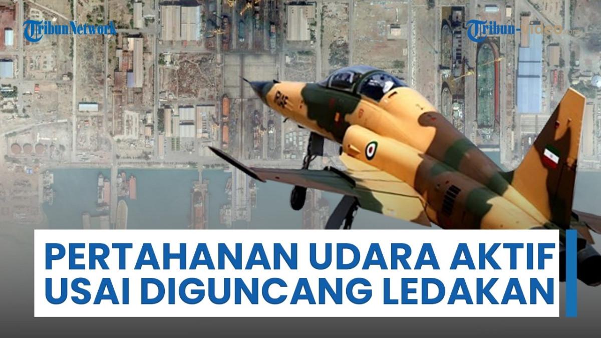 KONFLIK TIMUR TENGAH - Thumbail YouTube Tribun Video tentang Iran aktifkan sistem pertahanan udara