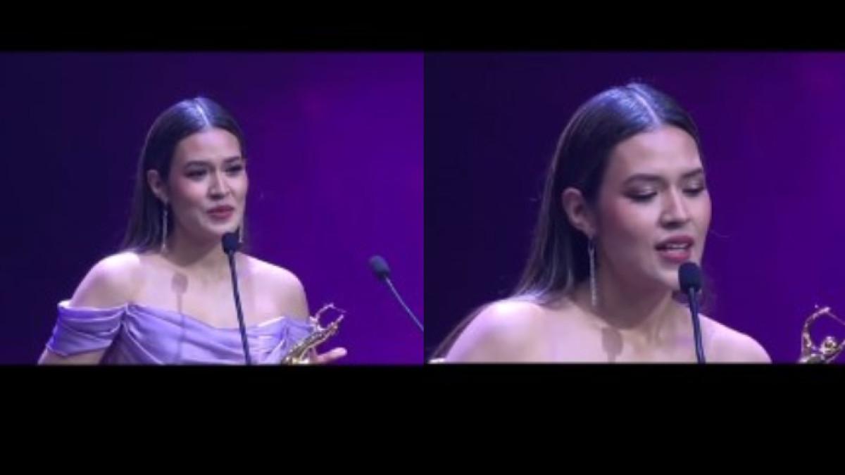 Ucapan Raisa saat menang AMI Awards curi perhatian. Dengan suara bergetar, Raisa mengucapkan terima kasih untuk putri kecilnya, Zalina.