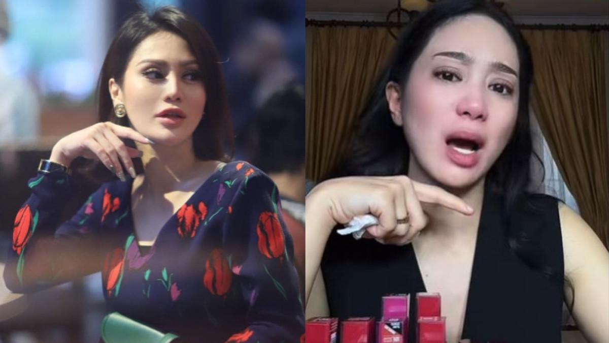 Bunga Zainal tak kuasa menahan tangis buntut polemik dengan keluarga. Vicky Zainal selaku kakak tertua tulis sindiran menohok.