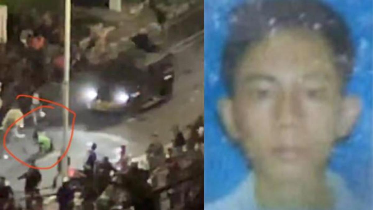 BARRACUDA TABRAK OJOL - Video saat Barracuda Brimob lindas driver ojol (KIRI). Foto driver ojek online Affan Kurniawan (KANAN). Gofar Hilan Pertanyakan Alasan Barracuda Ngebut Sampai Lindas Driver Ojol