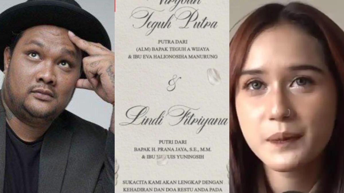 Viral di media sosial, diduga undangan pernikahan Virgoun dan Lindi Fitriyana.