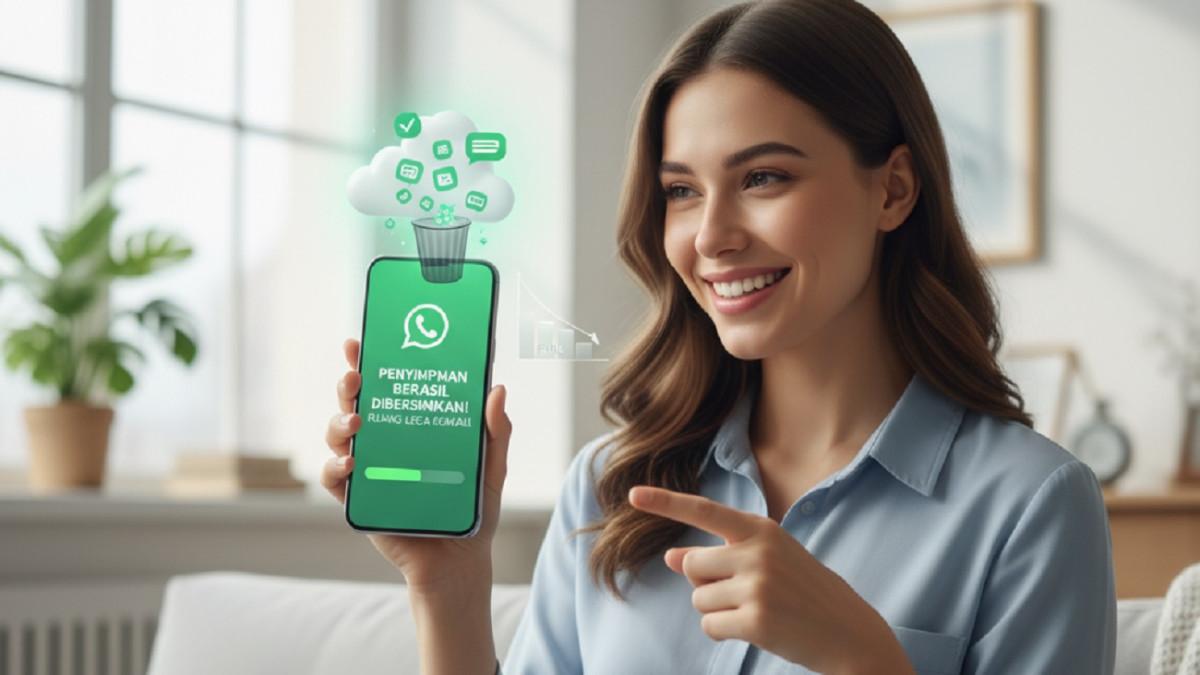 PENYIMPANAN PENUH - WhatsApp bikin memori HP cepat penuh? Tenang, ada cara simpel buat nyiasatinya biar ruang penyimpanan tetap lega dan performa ponsel nggak melambat