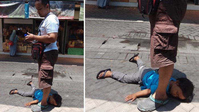 Viral! Anak Tantrum Hingga Jatuhkan Diri ke Tanah, Ayah Ini Lakukan Hal Berikut, Caranya Jitu!
