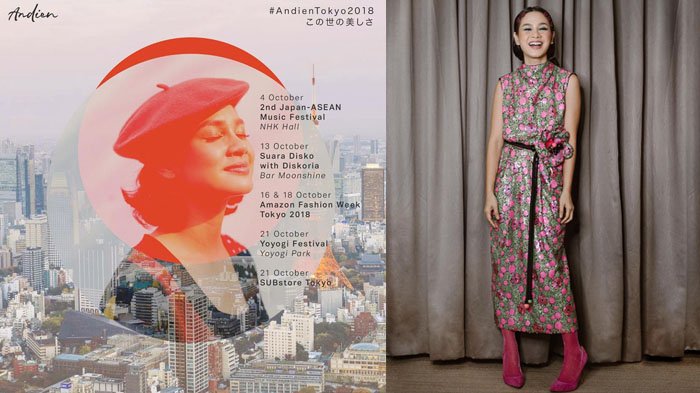 Tampil di Asean-JAPAN Music Festival 2018, Andien Aisyah Ungkap Rasa Bangga & Yuk Intip Gaya OOTDnya