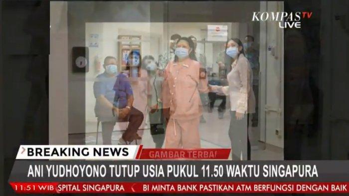 Permintaan SBY Semalam Pada Seorang Kerabat Sebelum Ani Yudhoyono Meninggal Dunia