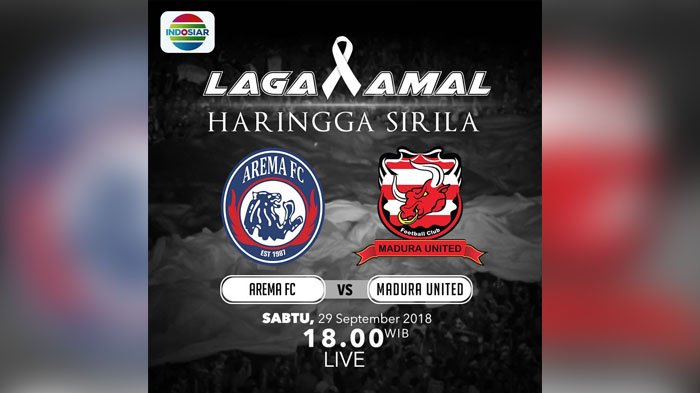 Live Streaming Laga Amal Arema FC Vs Madura United Sabtu Jam 18.00 WIB, Selamat Jalan Haringga