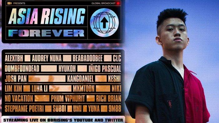 5 Fakta Seputar Konser Virtual Asia Rising Forever, Rich Brian Battle Dance dengan Kang Daniel