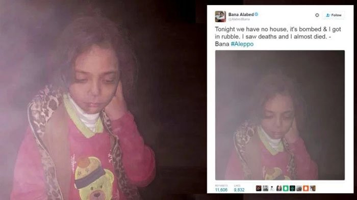 Sedih! Gadis 7 Tahun Ini Berikan Live Tweet Keadaan Rumahnya yang Hancur Karena Perang Suriah