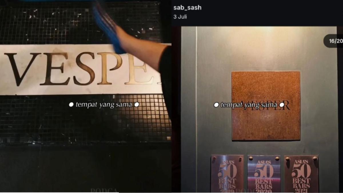 Salah satu bukti yang dianggap paling kuat berasal dari unggahan sebuah bar koktail ternama bernama Vesper.