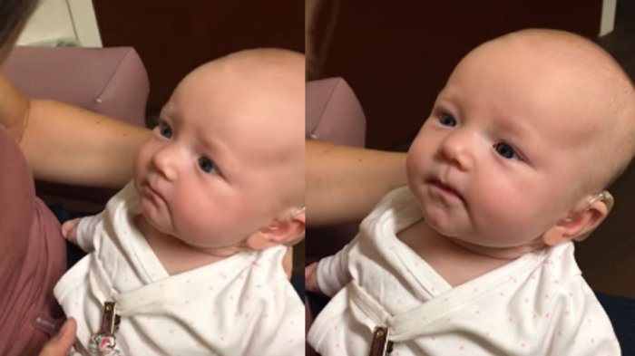 Bayi Ini Tuli, tapi Saat Ibunya Bilang 'I Love You', Ekspresi Mengejutkan Si Baby Bikin Ikut Nangis!