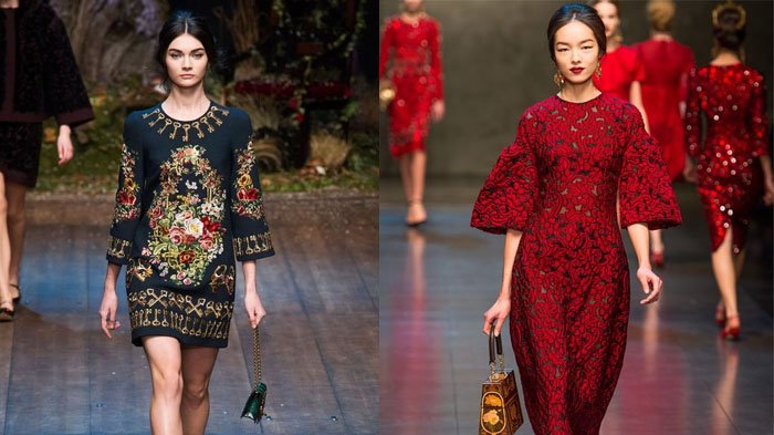 Cari Busana Anggun dan Feminin Saat Datangi Acara Megah? Gunakan Dress Rancangan Dolce & Gabbana Ini