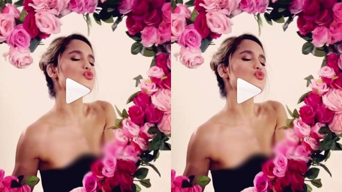 Salfok! Pakai Aplikasi Boomerang, Baju Cinta Laura Terlihat Miring dan Kedodoran, Ini Kata Netizen