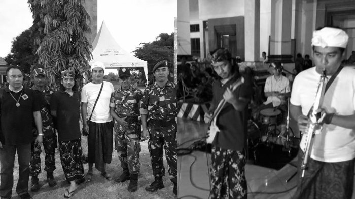 Gunung Agung Berstatus Awas, Dewa Budjana Gelar Konser Mini Hibur Para Pengungsi di GOR Swecapura