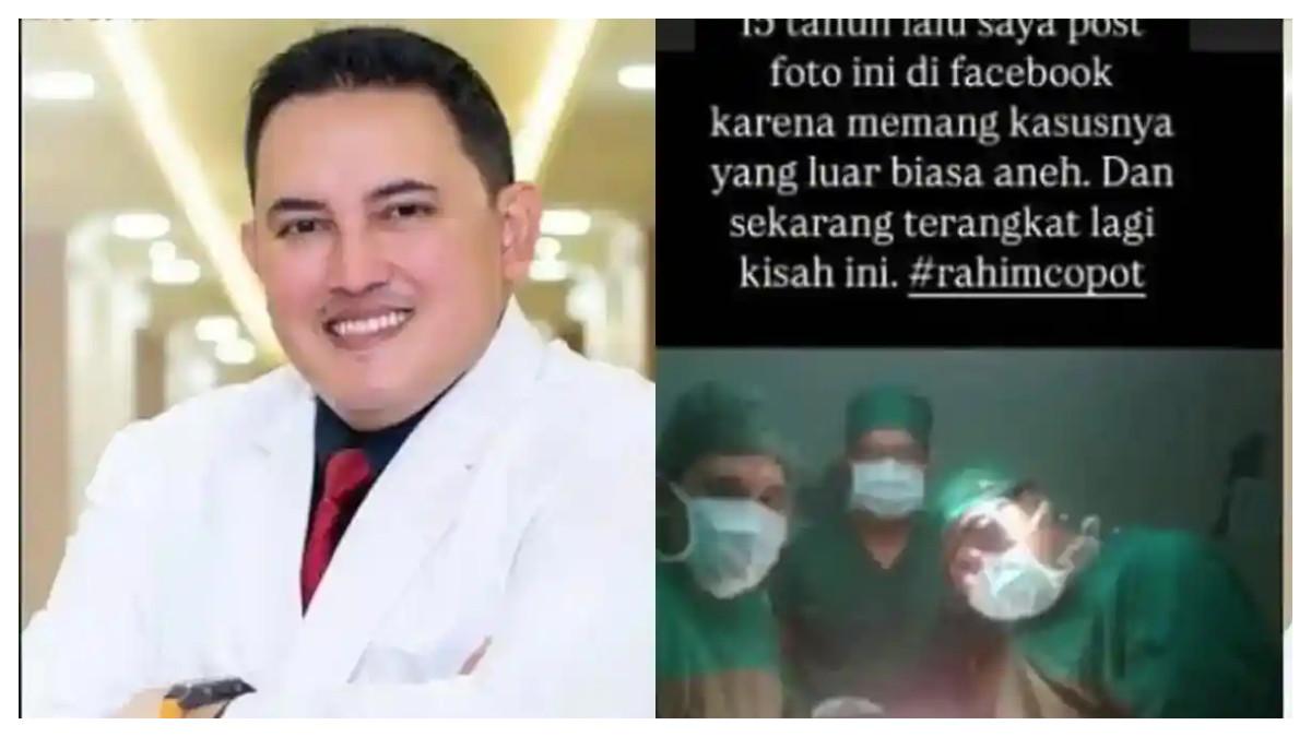 KISAH RAHIM COPOT - dr Christofani Ekapatria, akhirnya menceritakan soal kasus rahim copot di Garut, Jawa Barat sekitar 15 tahun lalu. Sebut pasien sudah dalam kondisi pucat pasi.