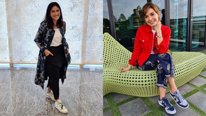 Demi Donasi Lawan Corona, Dian Sastro dan Najwa Shihab Kompak Lelang Sneakers Favoritnya
