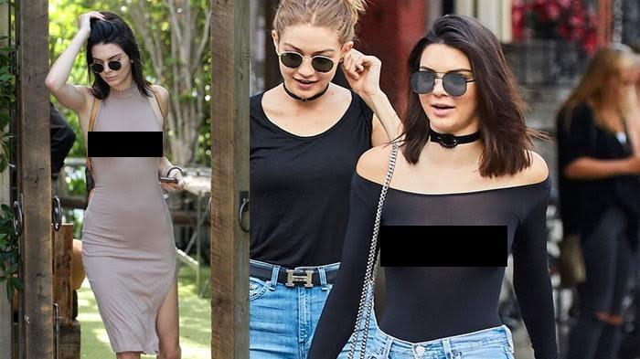 Baju Transparan Artis - Trend Memperlihatkan Puting Payudara Dari Kendall Jenner Hingga Syahrini