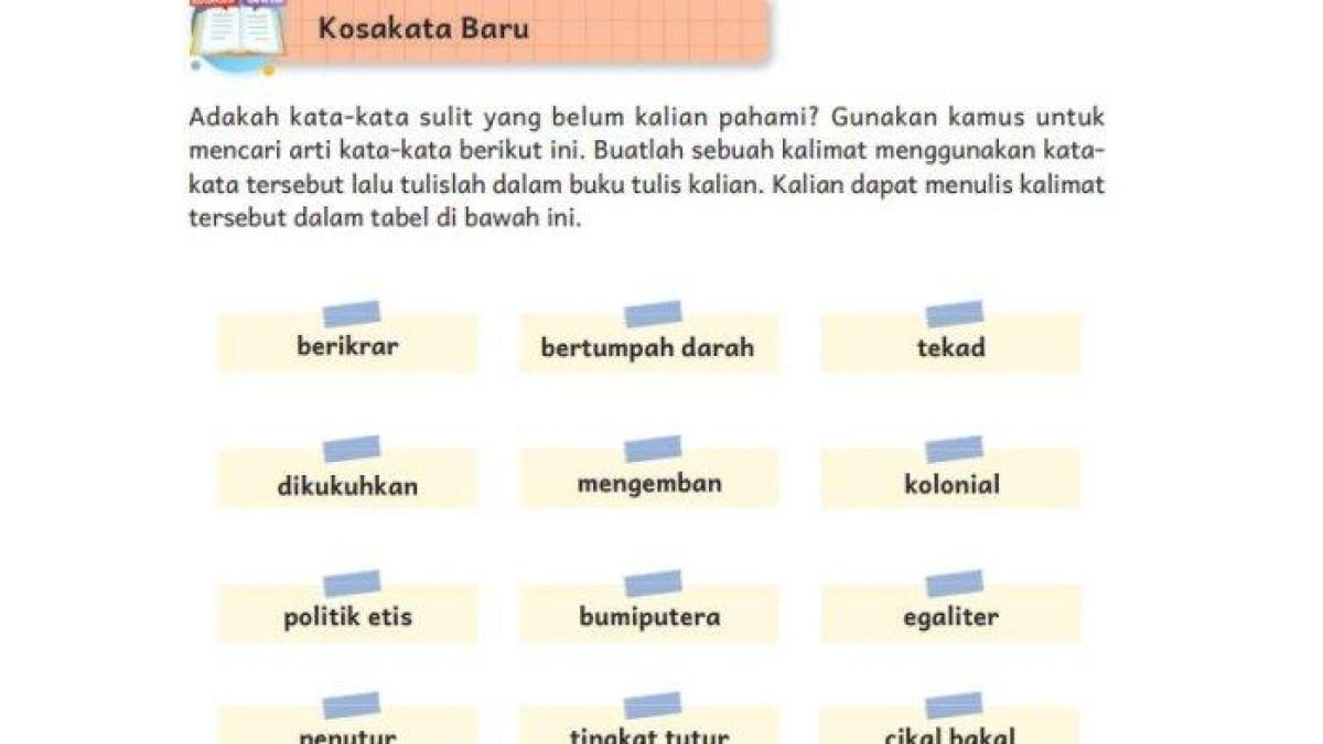 Gambar Buku Bahasa Indonesia Kelas 6 SD Kurikulum Merdeka Halaman 20